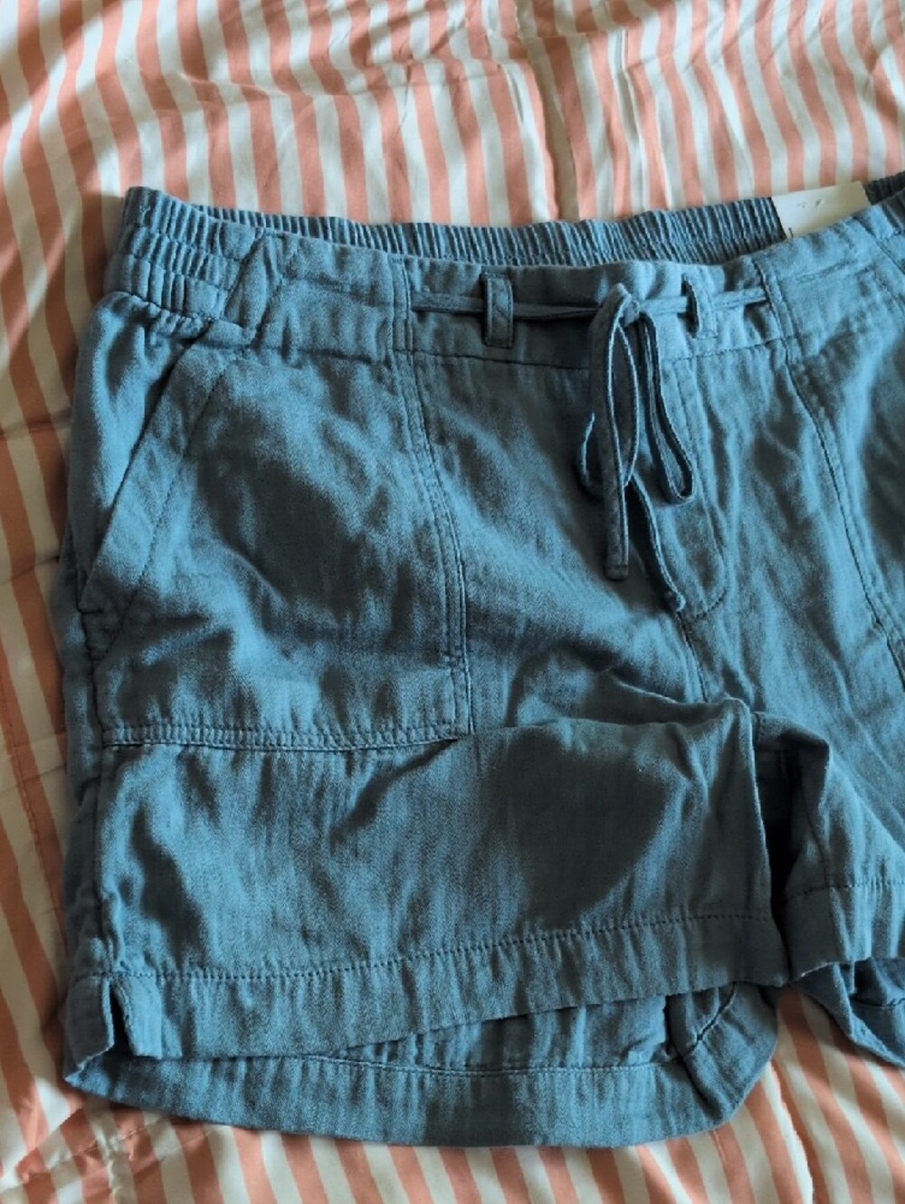 Old Navy Blue Drawstring Athletic Shorts - Picture 3 of 6
